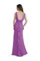 Long Dahlia Sleeveless A-Line Low Back Bridesmaid Dress Birmingham