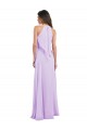 Long Lilac Sleeveless A-Line Chiffon Bridesmaid Dress / Evening Dress Birmingham