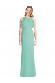 Long Jade Sleeveless Mermaid Open Back Bridesmaid Dress Birmingham