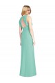 Long Jade Sleeveless Mermaid Open Back Bridesmaid Dress Birmingham