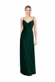 Long Ever Green Sleeveless A-Line Low Back Bridesmaid Dress Birmingham