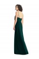 Long Ever Green Sleeveless A-Line Low Back Semi Formal Evening Dress / Bridesmaid Dress Birmingham