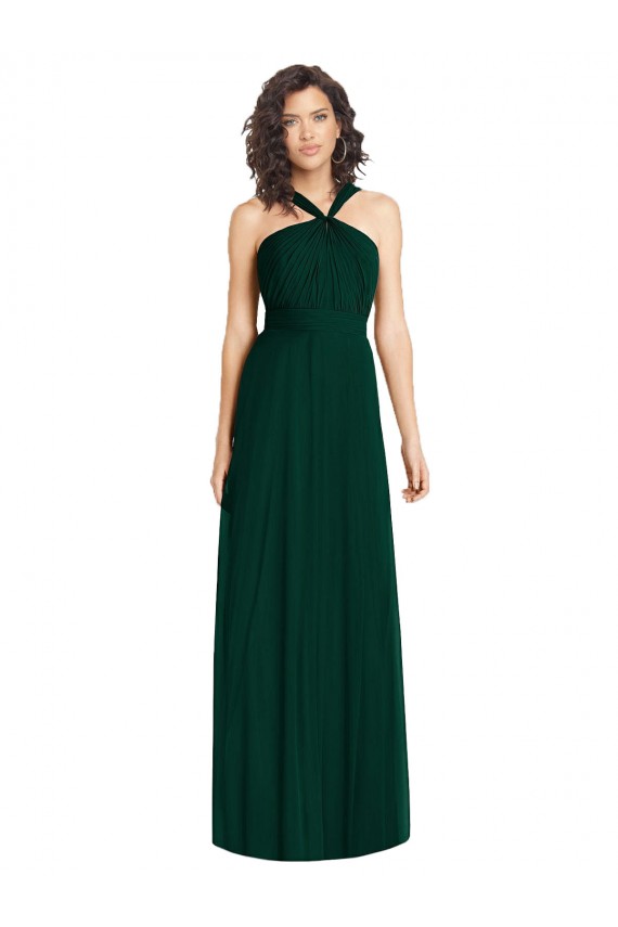 Long Ever Green Sleeveless A-Line Bridesmaid Dress Birmingham