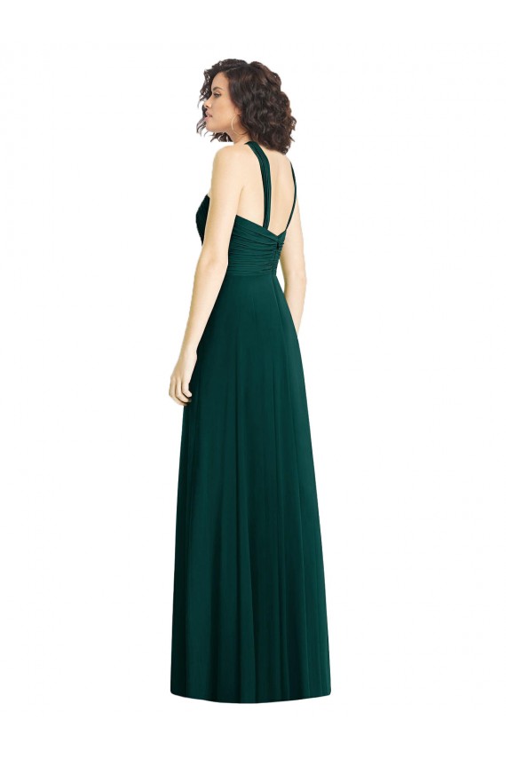 Long Ever Green Sleeveless A-Line Bridesmaid Dress Birmingham