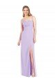 Long Lilac Sleeveless Mermaid Bridesmaid Dress Birmingham