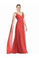 Long Firecracker Sleeveless A-Line Low Back Bridesmaid Dress Birmingham