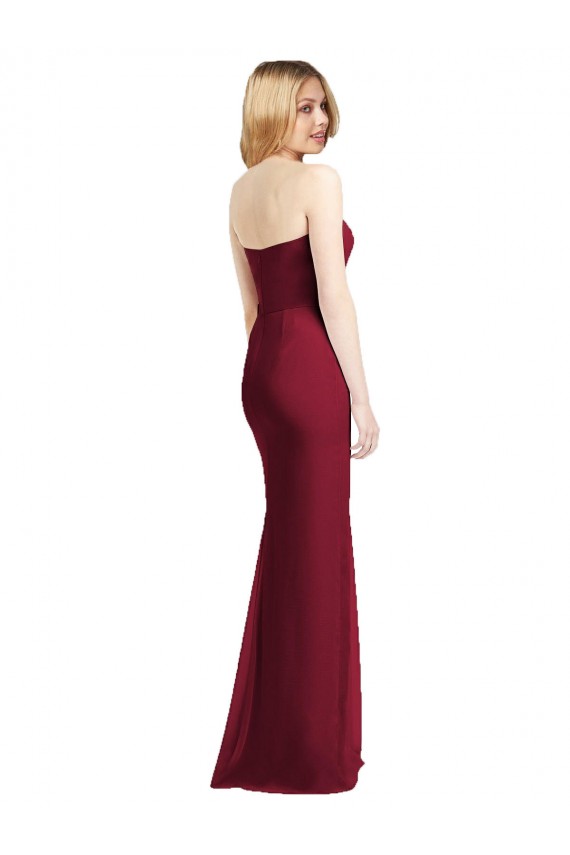 Long Hunter Sleeveless Trumpet Bridesmaid Dress Birmingham
