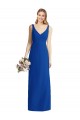 Long Royal Blue Sleeveless Mermaid Bridesmaid Dress Birmingham