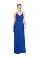 Long Royal Blue Sleeveless A-Line Open Back Formal Dress / Bridesmaid Dress Birmingham