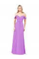 Long Violet Sleeveless A-Line Bridesmaid Dress Birmingham