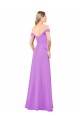 Long Violet Sleeveless A-Line Bridesmaid Dress Birmingham