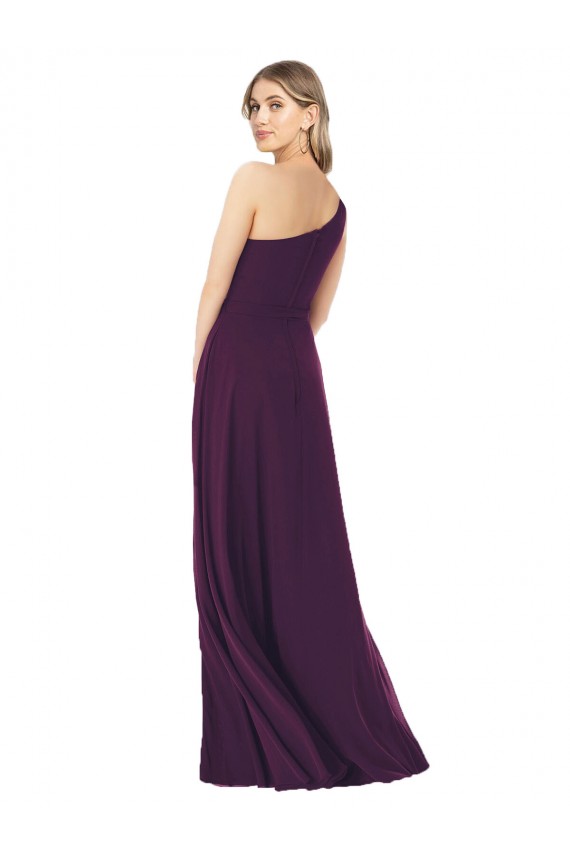 Long Grape Sleeveless A-Line Formal Dress / Bridesmaid Dress Birmingham
