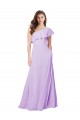 Long Lilac Sleeveless A-Line Soft Chiffon Bridesmaid Dress Birmingham