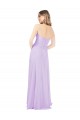 Long Floor Length Lilac Sleeveless A-Line Bridesmaid Dress Birmingham