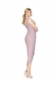 Cocktail Length Primrose Sleeveless Mermaid V-Back Soft Chiffon High Low Evening Gown / Prom Dress / Bridesmaid Dress Birmingham
