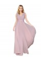 Long Primrose Sleeveless A-Line V-Back Formal Evening Gown / Prom Dress / Bridesmaid Dress Birmingham