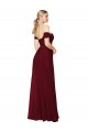 Long Burgundy Sleeveless Mermaid Formal Dress / Bridesmaid Dress Birmingham
