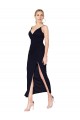 Knee Length Dark Navy Sleeveless Mermaid V-Back Formal Evening Gown / Prom Dress / Bridesmaid Dress Birmingham
