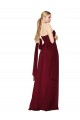 Long Burgundy Sleeveless A-Line Formal Evening Gown / Prom Dress / Bridesmaid Dress Birmingham