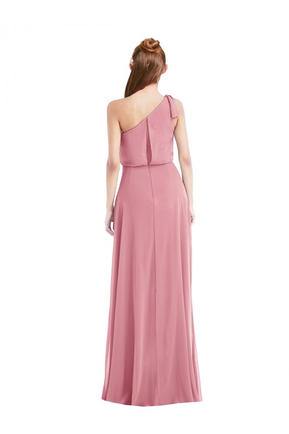Long Skin Pink Sleeveless A-Line Semi Formal Evening Dress / Bridesmaid Dress Birmingham