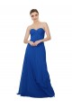 Long Royal Blue Sleeveless A-Line Keyhole Back Bridesmaid Dress / Evening Dress Birmingham