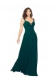 Long Hunter Sleeveless A-Line Low Back Bridesmaid Dress Birmingham