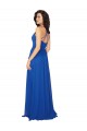 Long Royal Blue Sleeveless A-Line Open Back Evening Dress / Bridesmaid Dress Birmingham