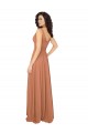 Long Sage Sleeveless A-Line V-Back Bridesmaid Dress / Evening Dress Birmingham