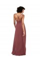 Long Black Sleeveless Column Open Back Formal Evening Gown / Bridesmaid Dress Birmingham