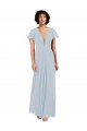 Long Sea Glass Cap Sleeves A-Line Bridesmaid Dress / Formal Dress Birmingham