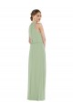 Long Smoke Green Sleeveless A-Line Semi Formal Evening Dress / Bridesmaid Dress Birmingham