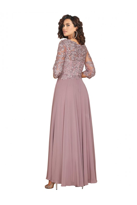 Long 未制定 Long Sleeves A-Line Prom Dress / Bridesmaid Dress Birmingham