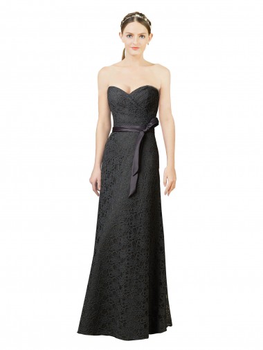 Long Slate Grey Sleeveless Sheath Bridesmaid Dress Birmingham