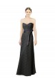 Long Slate Grey Sleeveless Sheath Bridesmaid Dress Birmingham
