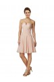 Knee Length Pink Sleeveless A-Line Bridesmaid Dress Birmingham
