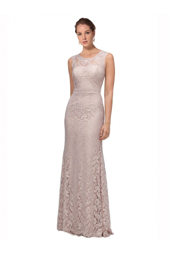 Long Sleeveless Mermaid Lace Prom Dress / Bridesmaid Dress Birmingham