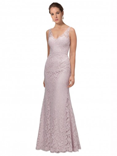 Long Sleeveless Mermaid V-Back Formal Dress / Bridesmaid Dress Birmingham