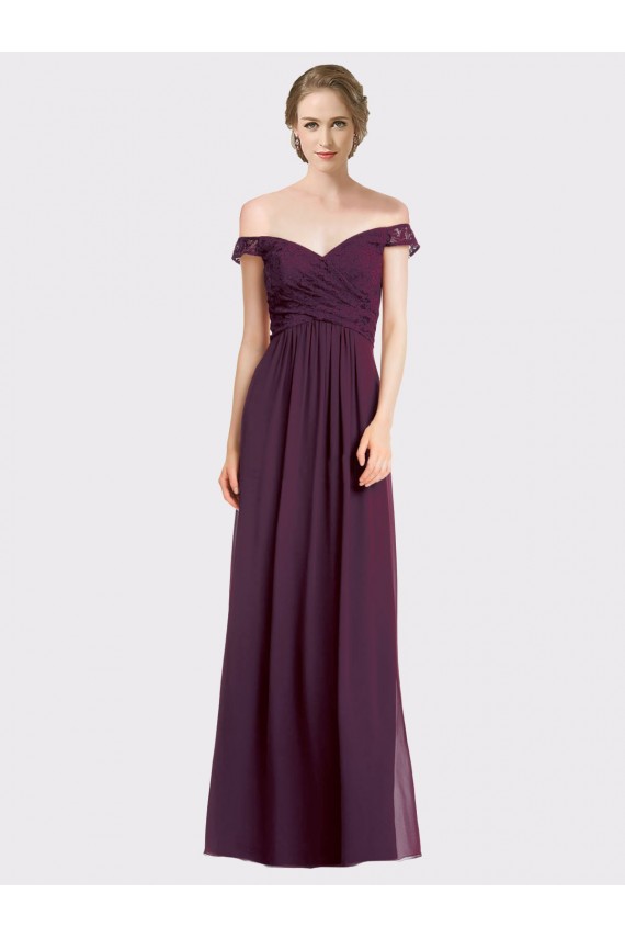 Long Grape Sleeveless A-Line Low Back Bridesmaid Dress Birmingham