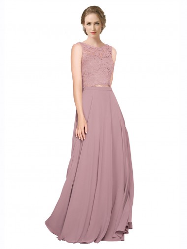 Long Sleeveless A-Line Black Tie Prom Dress / Bridesmaid Dress Birmingham
