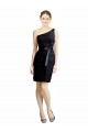 Knee Length Black Sleeveless A-Line Open Back Bridesmaid Dress Birmingham
