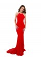 Long Red Sleeveless Mermaid Open Back Evening Gown / Prom Dress / Bridesmaid Dress Birmingham