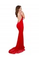 Long Red Sleeveless Mermaid Open Back Evening Gown / Prom Dress / Bridesmaid Dress Birmingham