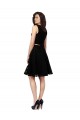 Knee Length Black Sleeveless A-Line Bridesmaid Dress Birmingham