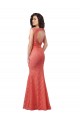Long Sleeveless Mermaid Open Back Bridesmaid Dress Birmingham