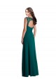 Long Hunter Sleeveless A-Line Open Back Bridesmaid Dress Birmingham