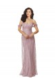 Long Sleeveless A-Line Keyhole Back Lace Bridesmaid Dress Birmingham