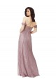 Long Sleeveless A-Line Keyhole Back Lace Bridesmaid Dress Birmingham