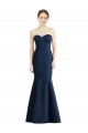 Long Floor Length Dark Navy Sleeveless Mermaid Bridesmaid Dress Birmingham