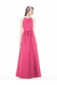 Long Ruby Sleeveless A-Line Keyhole Back Bridesmaid Dress Birmingham