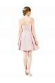 Knee Length Pink Sleeveless A-Line Evening Gown / Bridesmaid Dress Birmingham